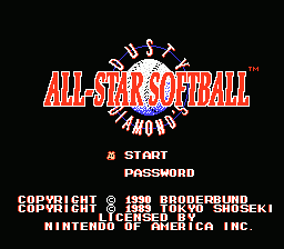 Dusty Diamond's All-Star Softball screenshot 3 for NES